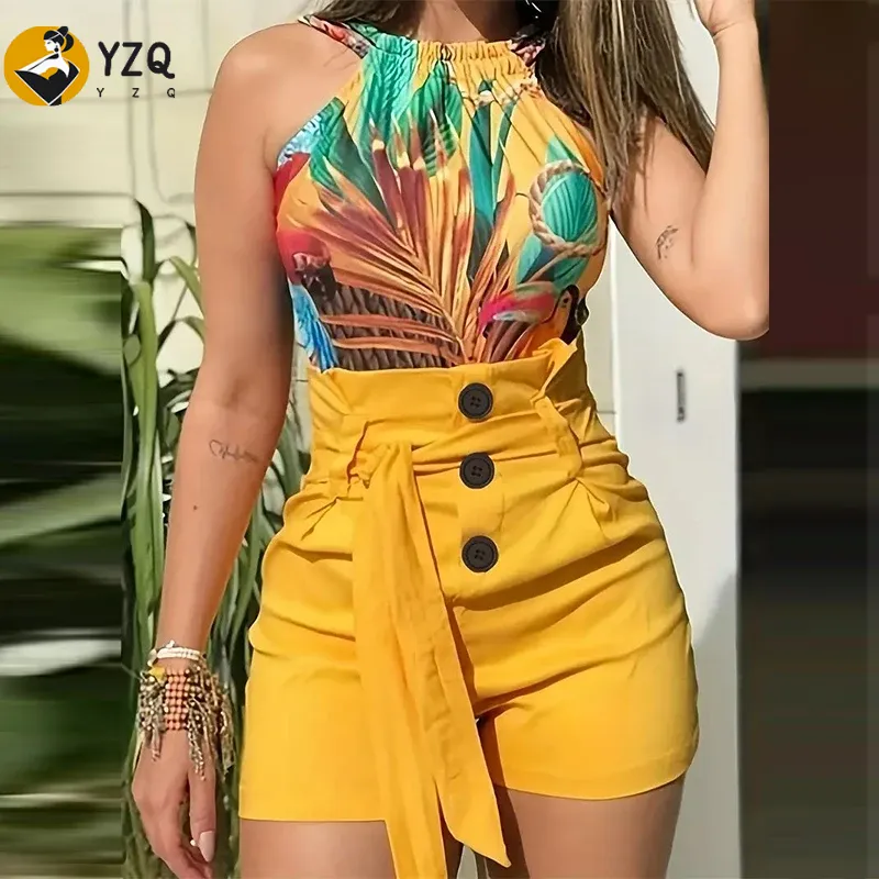 Summer Clothing Zara - Y2K Pantalones cortos con botones lisos