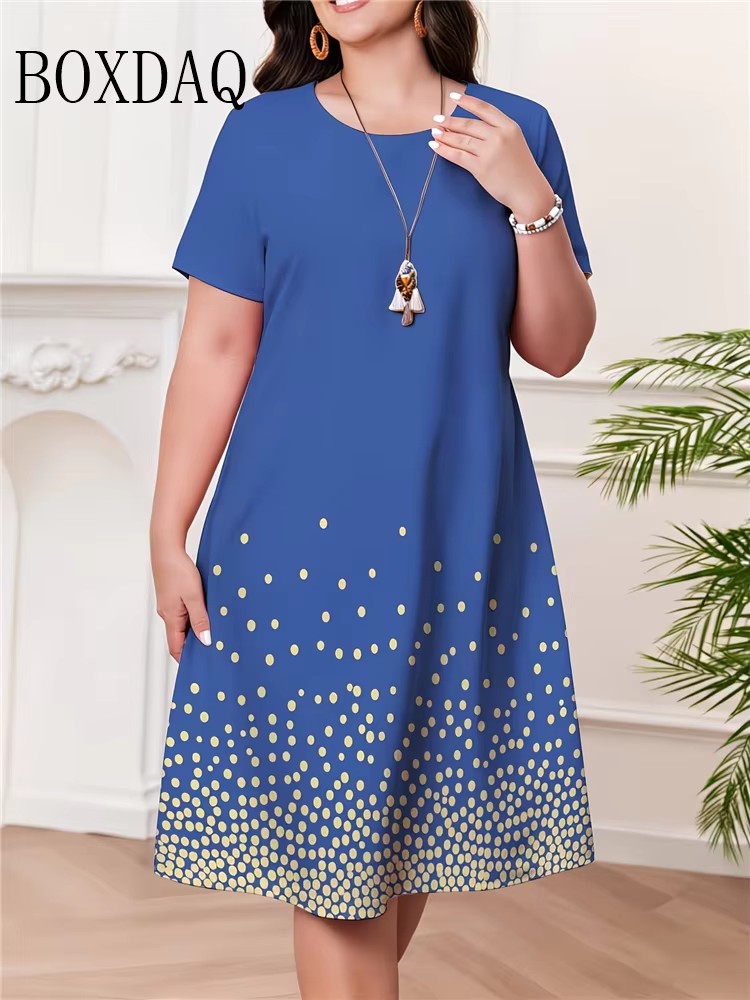 Summer Upf Clothing - Vestido de Verano de Manga Corta