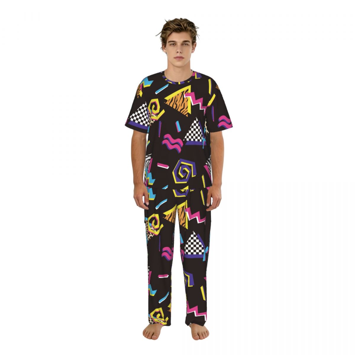 Summer Clothing Styles - Traje de pijama para hombre, pantalones