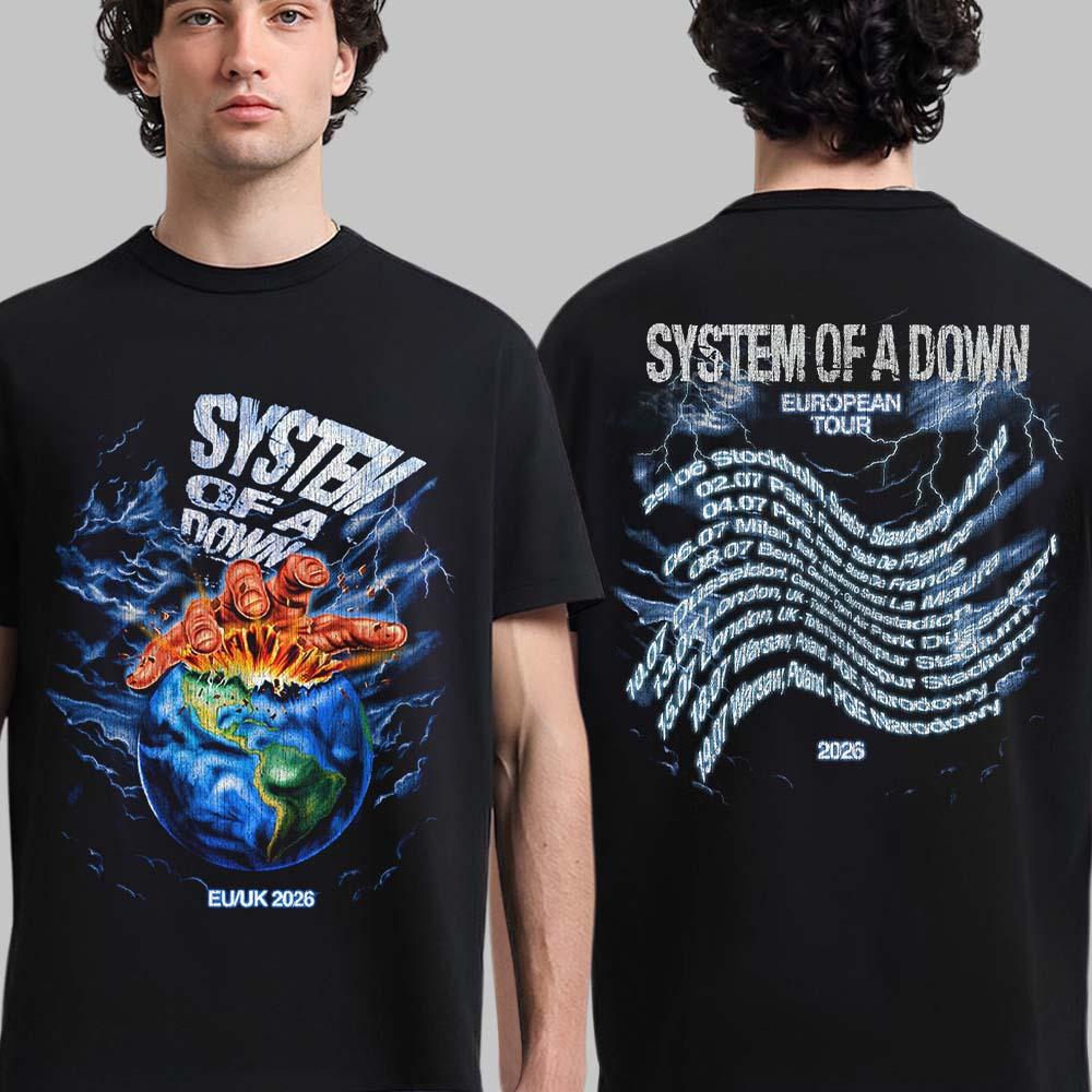 Womens Summer Clothing Uk - Camiseta System of A Down European