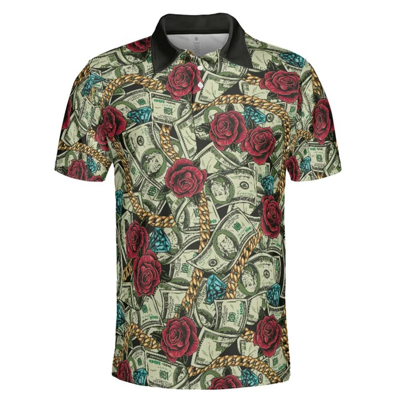 Summer Green Clothing - Polos Vintage para hombre, ropa con