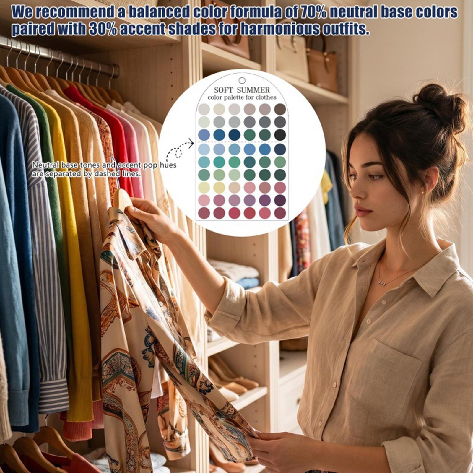 Summer Clothing Palette - 2 Tarjetas de Muestra de Color