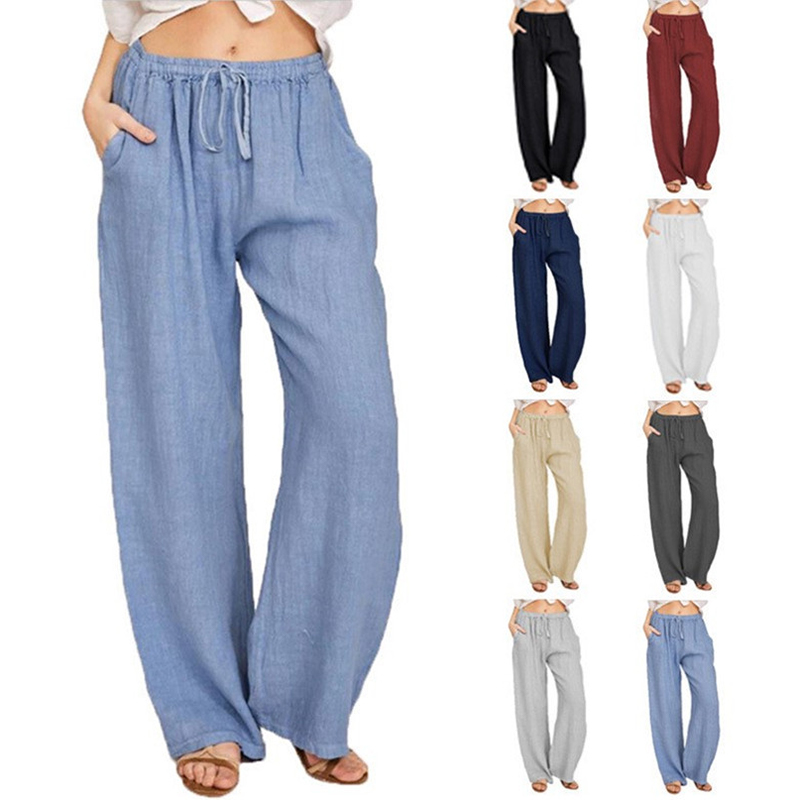 Summer Clothing Zara - Pantalones de lino y algodón para