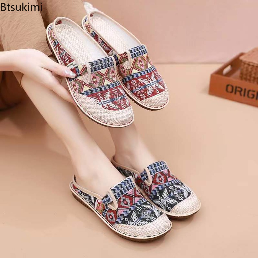 Summer Cloth - Zapatos Planos de Malla Transpirable para