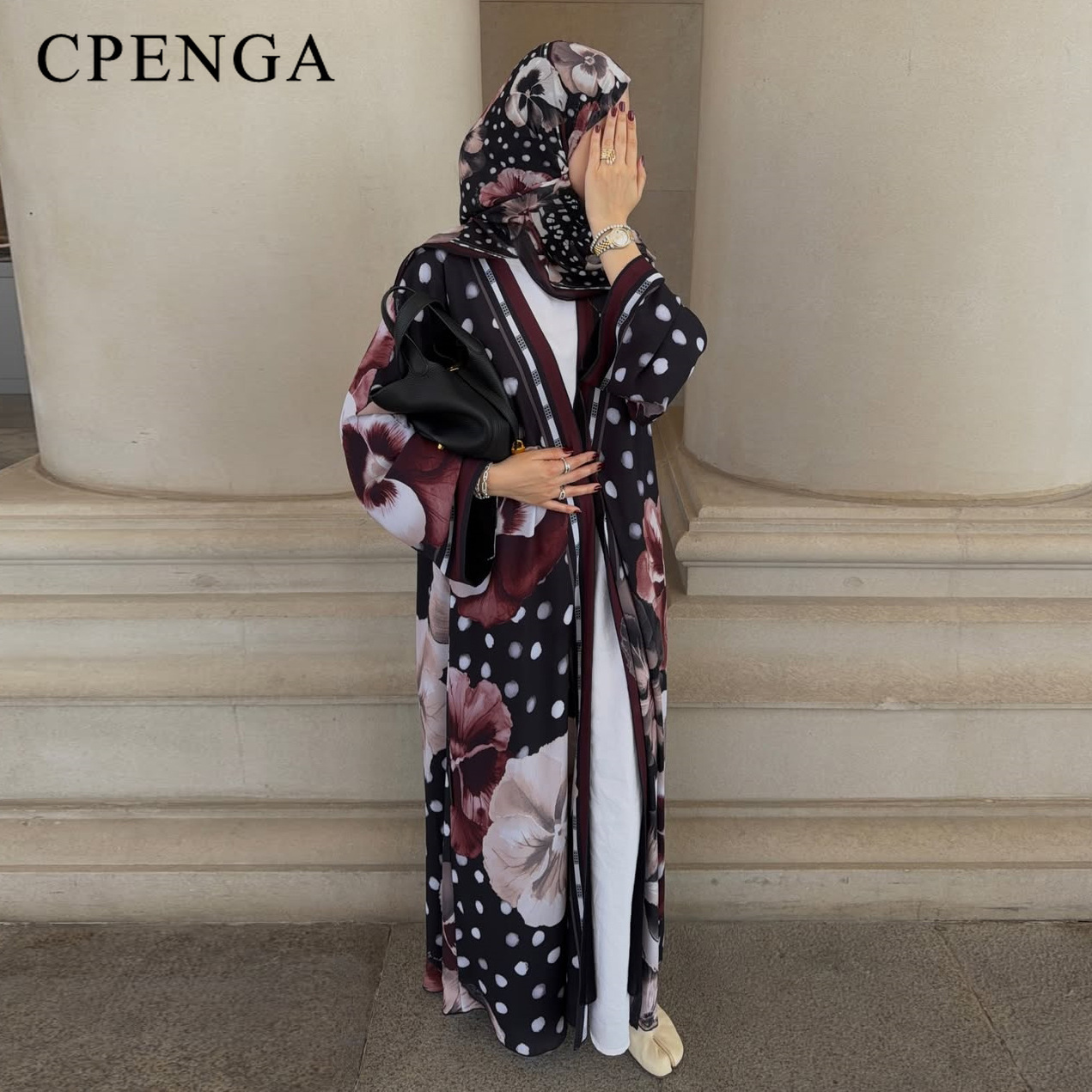 Summer Clothing Hijab - Abaya Hijab de Dos Piezas con