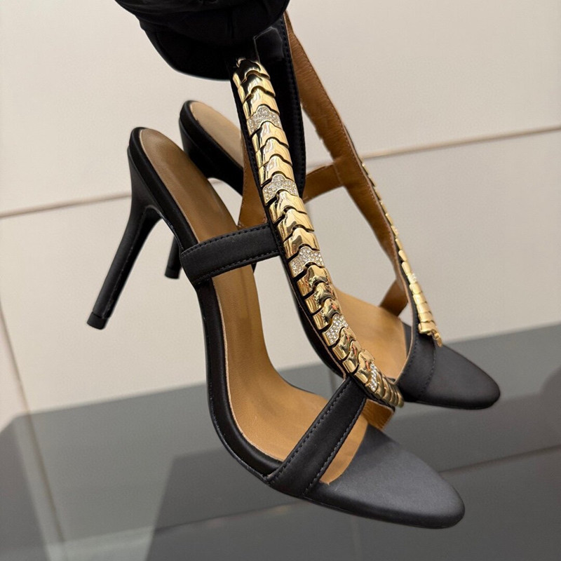 Sandalias de gladiador de saté - Summer Clothing Sale reseña y precio