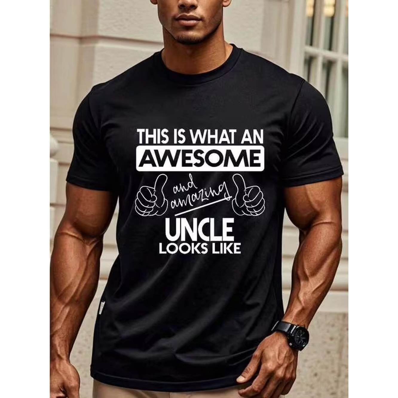 Camiseta Gráfica 'Awesome Uncl - Summer Clothing Outfit Ideas reseña y precio