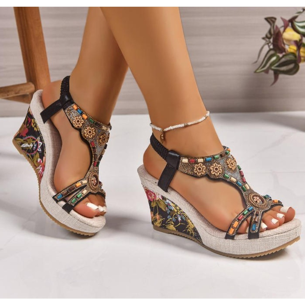 Sandalias de Plataforma con Cu - Summer Clothing Sale reseña y precio