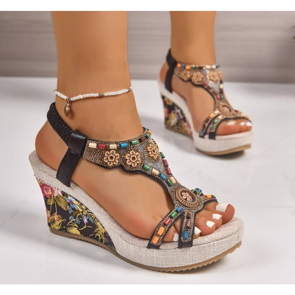 Sandalias de Plataforma con Cu - Summer Clothing Sale reseña y precio
