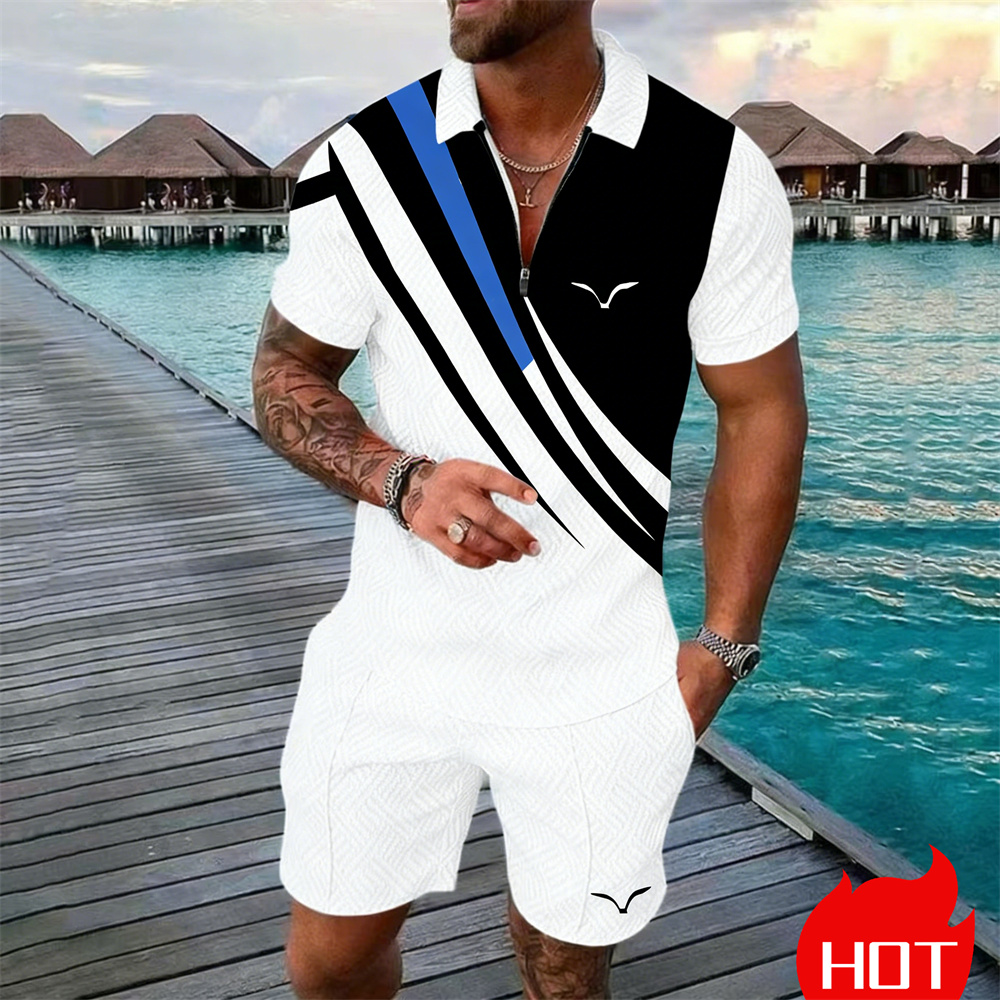 Conjunto de verano a rayas est - Summer Clothing Styles reseña y precio
