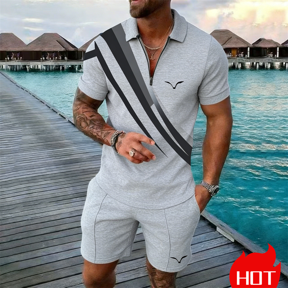 Conjunto de verano a rayas est - Summer Clothing Styles reseña y precio