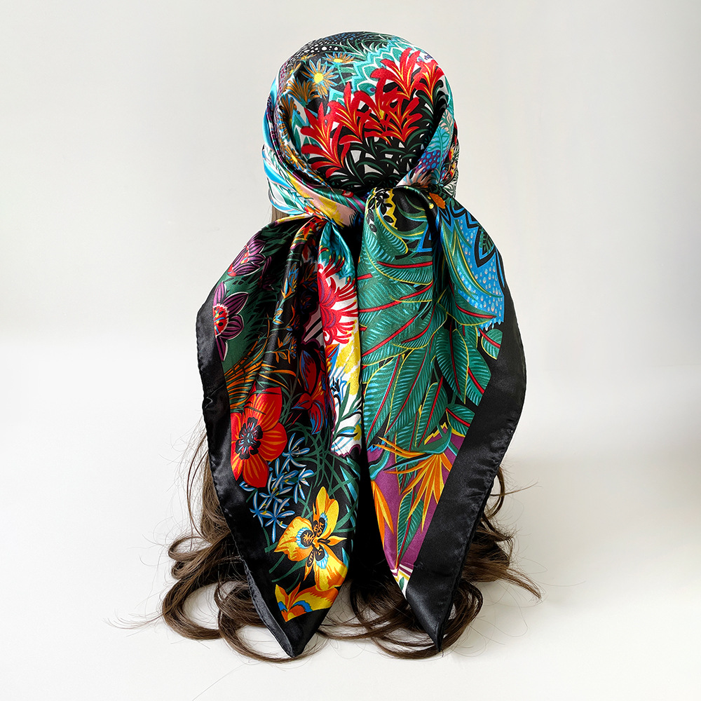 Pañuelo Cuadrado de Seda para  - Summer Clothing Hijab reseña y precio