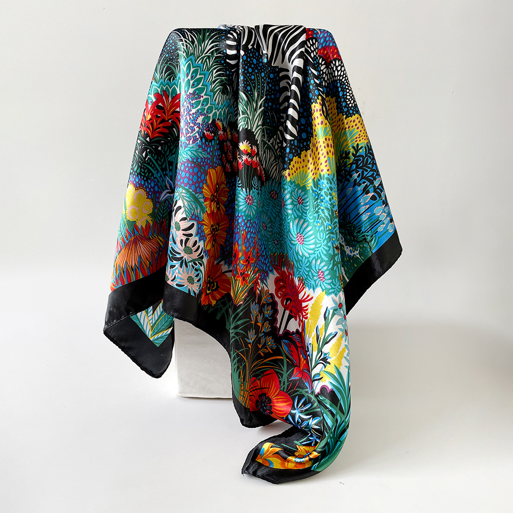 Pañuelo Cuadrado de Seda para  - Summer Clothing Hijab reseña y precio