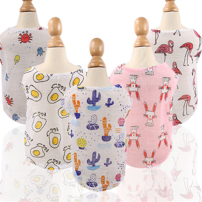 Chaleco para perro de dibujos  - Summer Clothing Colors reseña y precio