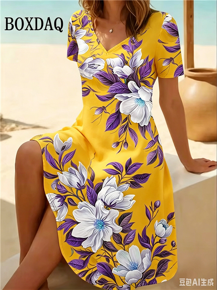 Vestidos de talla grande 6XL p - Summer Upf Clothing reseña y precio