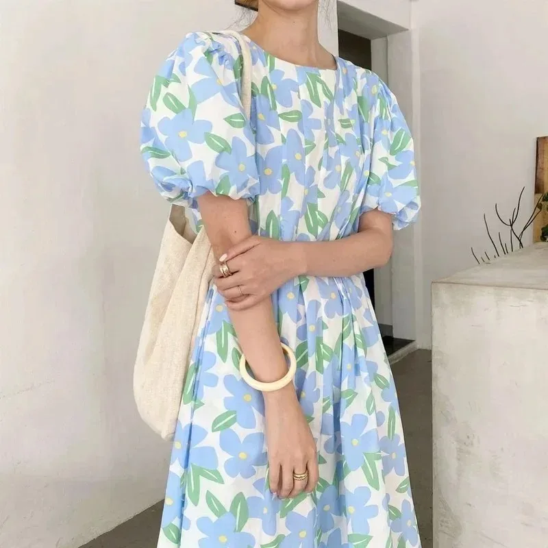 Vestidos largos con estampado  - Sundress Midi Floral reseña y precio