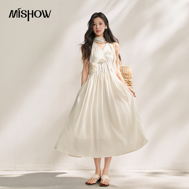 Vestido Midi MISHOW para Mujer - Sundress Midi Floral reseña y precio