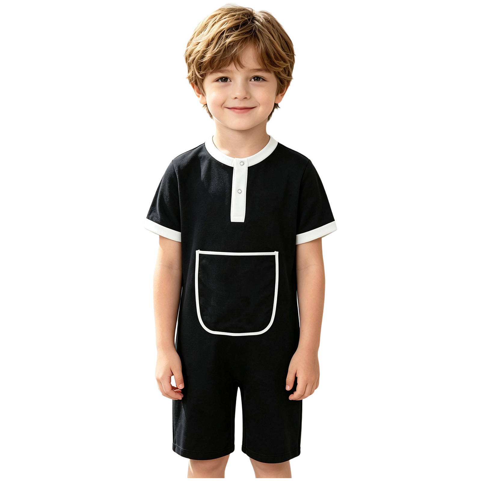 Mono con botones para niños y  - Summer Clothing Boys reseña y precio