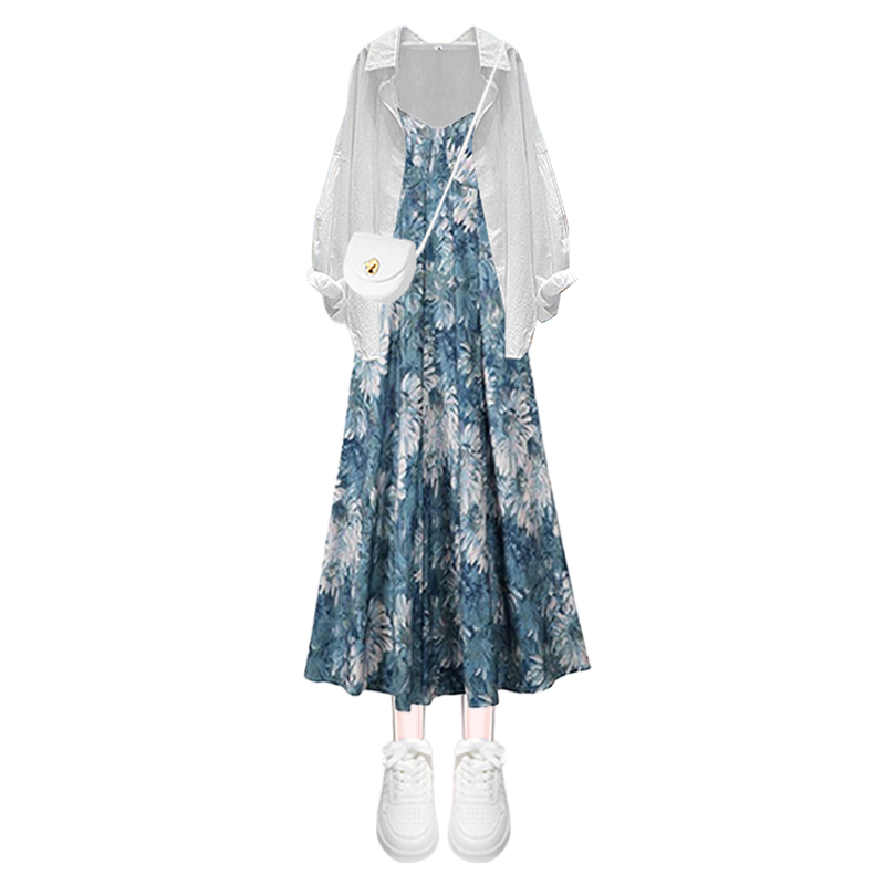 Conjunto de Dos Piezas de Prim - Sundress Midi Floral reseña y precio