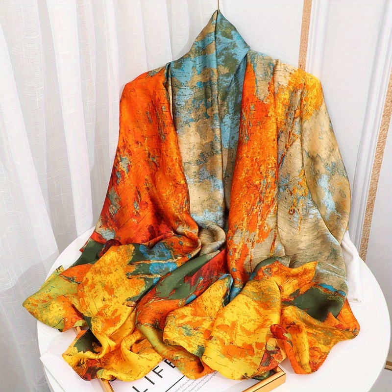 Bufanda de seda satinada de 18 - Summer Clothing Hijab reseña y precio