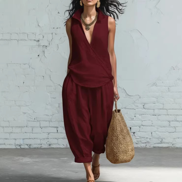 Conjunto de Dos Piezas de Lino - Summer Clothing Zara reseña y precio