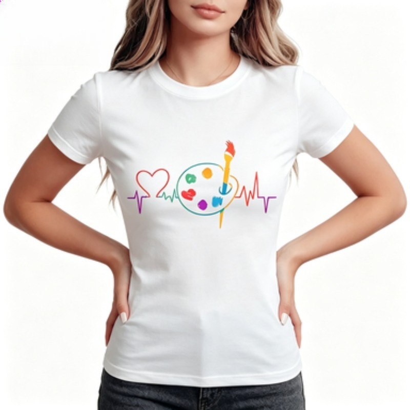 Camiseta Casual de Cuello Redo - Summer Clothing Palette reseña y precio