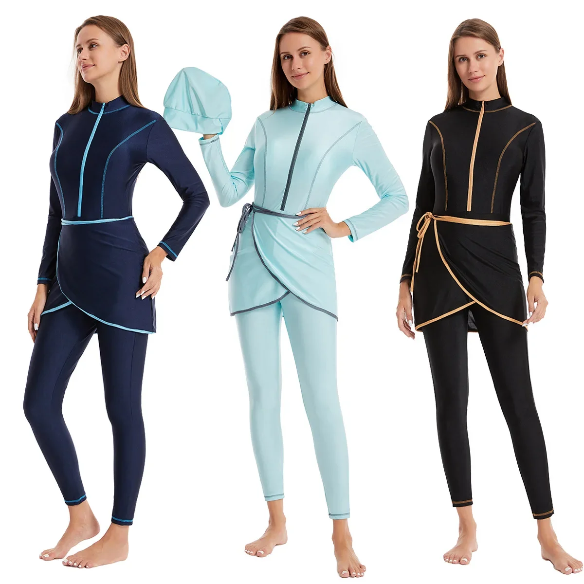 Conjunto de 3 Piezas de Traje  - Summer Clothing Hijab reseña y precio