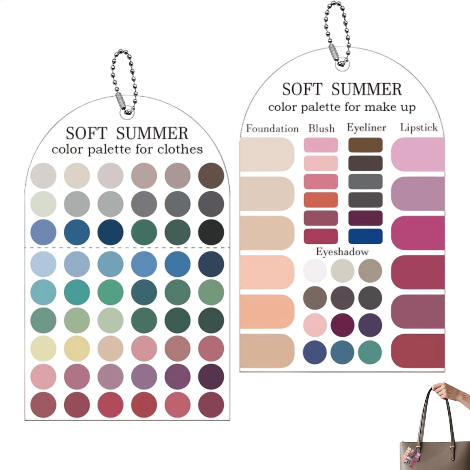 Tarjeta de Paleta de Colores d - Summer Clothing Palette reseña y precio