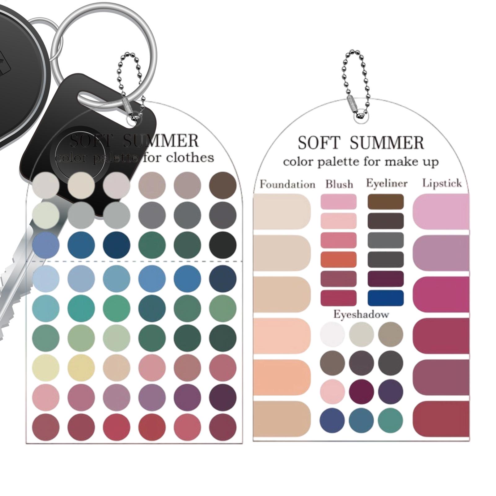 Tarjeta de Paleta de Colores d - Summer Clothing Palette reseña y precio